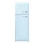 Smeg 294 Litre Fifties Style Left Hand Hinge 70/30 Fridge Freezer - Pastel Blue
