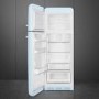 Smeg 294 Litre Fifties Style Left Hand Hinge 70/30 Fridge Freezer - Pastel Blue