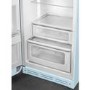Smeg 294 Litre Fifties Style Left Hand Hinge 70/30 Fridge Freezer - Pastel Blue