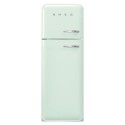 FAB30LPG6UK Smeg 294 Litre Fifties Style Left Hand Hinge 70/30 Fridge Freezer - Pastel Green