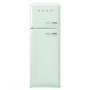 Smeg 294 Litre Fifties Style Left Hand Hinge 70/30 Fridge Freezer - Pastel Green