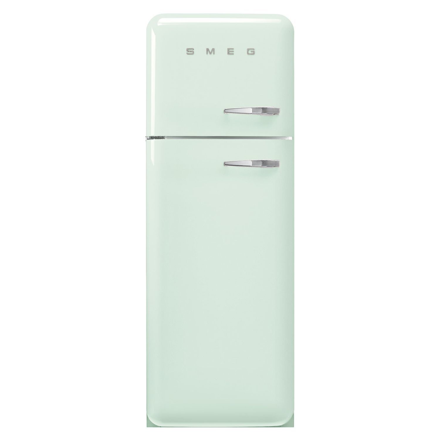 Smeg 294 Litre Fifties Style Left Hand Hinge 70/30 Fridge Freezer Pastel  FAB30LPG6UK
