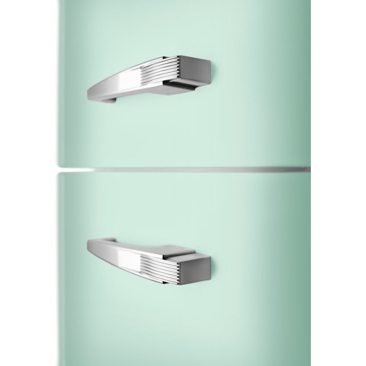 Smeg 294 Litre Fifties Style Left Hand Hinge 70/30 Fridge Freezer - Pastel Green
