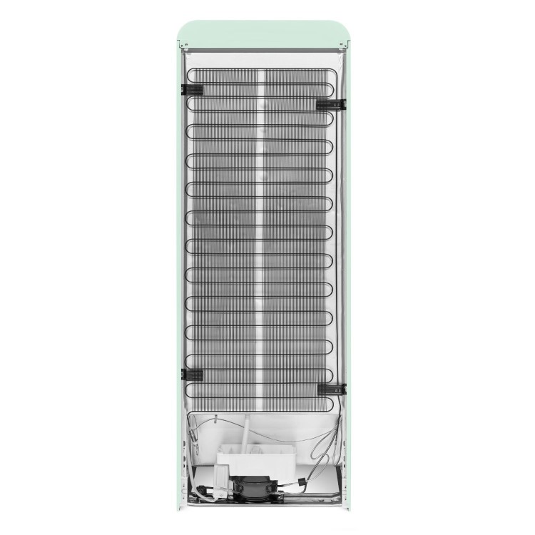 Smeg 294 Litre Fifties Style Left Hand Hinge 70/30 Fridge Freezer - Pastel Green
