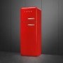 Smeg 294 Litre Fifties Style Left Hand Hinge 70/30 Fridge Freezer - Red