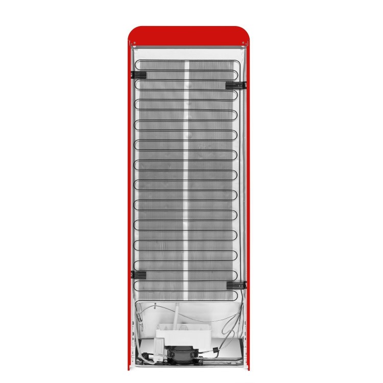 Smeg 294 Litre Fifties Style Left Hand Hinge 70/30 Fridge Freezer - Red