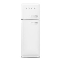 Smeg 294 Litre Fifties Style Left Hand Hinge 70/30 Fridge Freezer - White
