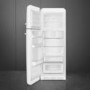 Smeg 294 Litre Fifties Style Left Hand Hinge 70/30 Fridge Freezer - White