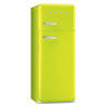 Smeg FAB30QVE Retro Style Right Hand Hinge Freestanding Fridge Freezer - Lime Green