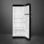 Smeg 294 Litre Fifties Style Right Hand Hinge 70/30 Fridge Freezer - Black