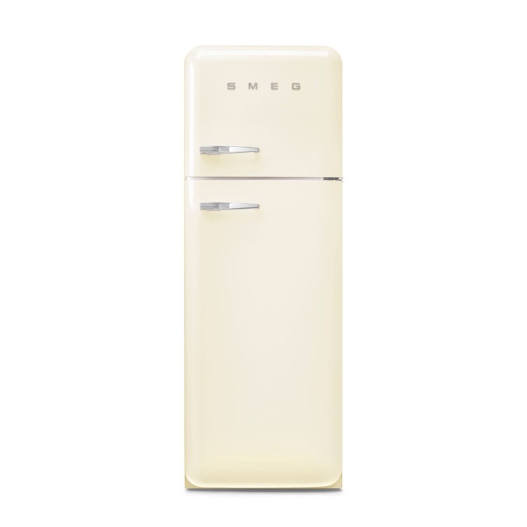 Smeg 294 Litre Fifties Style Right Hand Hinge 70/30 Fridge Freezer - Cream