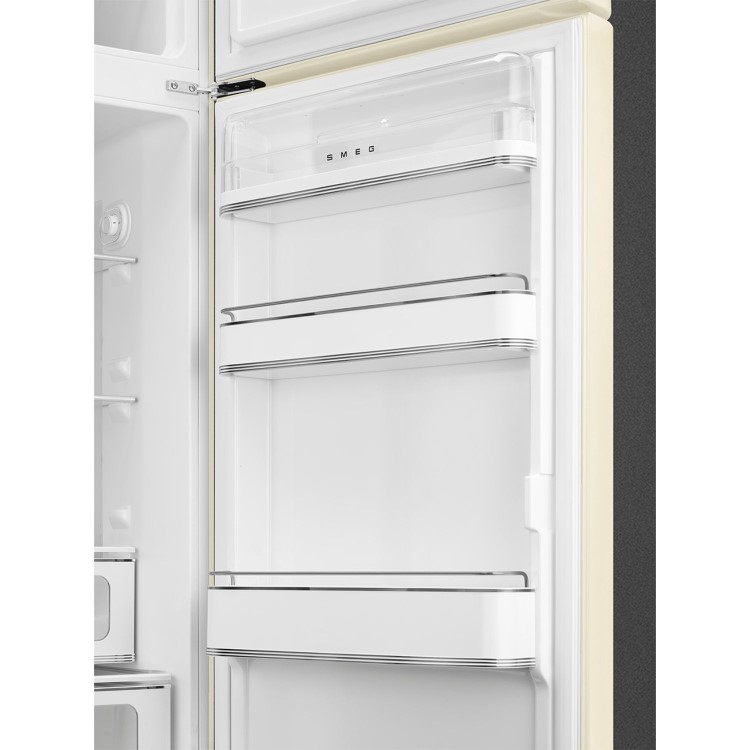 Smeg 294 Litre Fifties Style Right Hand Hinge 70/30 Fridge Freezer - Cream