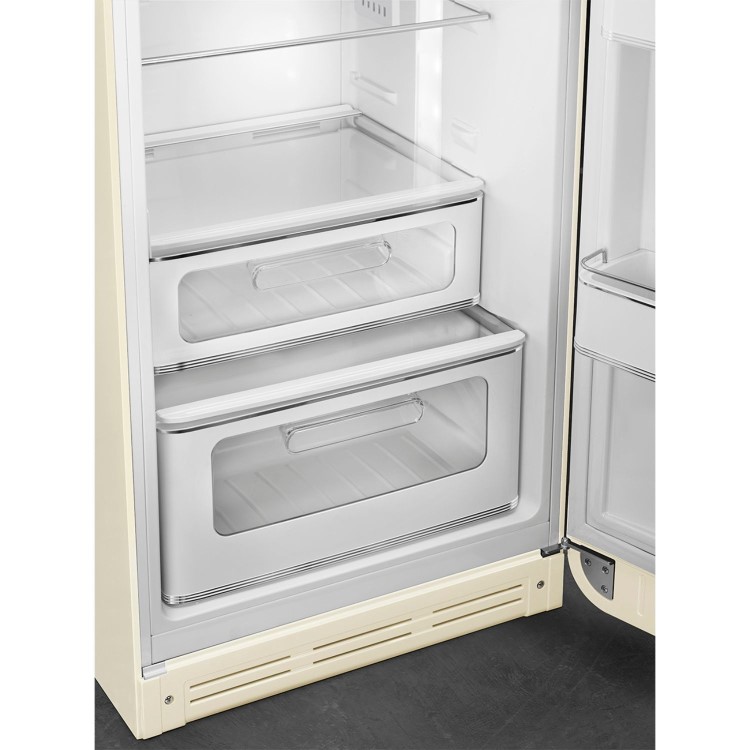 Smeg 294 Litre Fifties Style Right Hand Hinge 70/30 Fridge Freezer - Cream