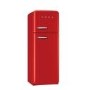 Smeg FAB30RFR Fifties Style Right Hand Hinge Top Mount Freestanding Fridge Freezer - Red