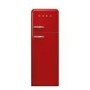 Smeg FAB30RFR Fifties Style Right Hand Hinge Top Mount Freestanding Fridge Freezer - Red