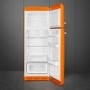Smeg 294 Litre Fifties Style Right Hand Hinge 70/30 Fridge Freezer - Orange