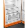 Smeg 294 Litre Fifties Style Right Hand Hinge 70/30 Fridge Freezer - Orange