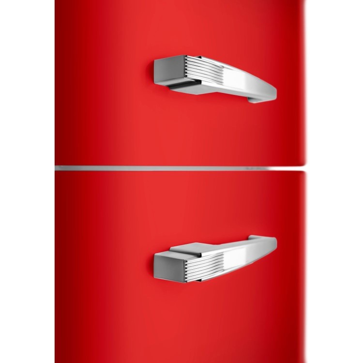 Smeg 294 Litre Fifties Style Right Hand Hinge 70/30 Fridge Freezer - Red