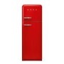 Smeg 294 Litre Fifties Style Right Hand Hinge 70/30 Fridge Freezer - Red