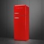 Smeg 294 Litre Fifties Style Right Hand Hinge 70/30 Fridge Freezer - Red