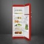 Smeg 294 Litre Fifties Style Right Hand Hinge 70/30 Fridge Freezer - Red