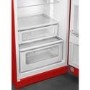 Smeg 294 Litre Fifties Style Right Hand Hinge 70/30 Fridge Freezer - Red