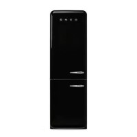 Smeg 331 Litre Fifties Style Left Hand Hinge 70/30 Fridge Freezer - Black Smeg 331 Litre Fifties Style Left Hand Hinge 70/30 Fridge Freezer - Black