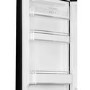 Smeg 331 Litre Fifties Style Left Hand Hinge 70/30 Fridge Freezer - Black