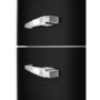 Smeg 331 Litre Fifties Style Left Hand Hinge 70/30 Fridge Freezer - Black