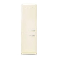 Smeg 331 Litre Fifties Style Left Hand Hinge 70/30 Fridge Freezer - Cream