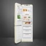 Smeg 331 Litre Fifties Style Left Hand Hinge 70/30 Fridge Freezer - Cream