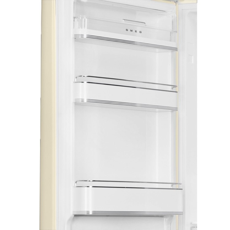 Smeg 331 Litre Fifties Style Left Hand Hinge 70/30 Fridge Freezer - Cream