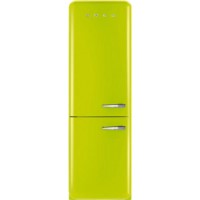 Smeg FAB32LFL Fifties Style Left Hand Hinge Freestanding Fridge Freezer - Lime Green