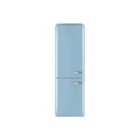 Smeg FAB32LNA Fifties Style Frost Free Left Hand Hinge Freestanding Fridge Freezer Pastel Blue