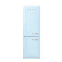 FAB32LPB6UK Smeg 331 Litre Fifties Style Left Hand Hinge 70/30 Fridge Freezer - Pastel Blue