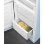 Smeg 331 Litre Fifties Style Left Hand Hinge 70/30 Fridge Freezer - Pastel Blue
