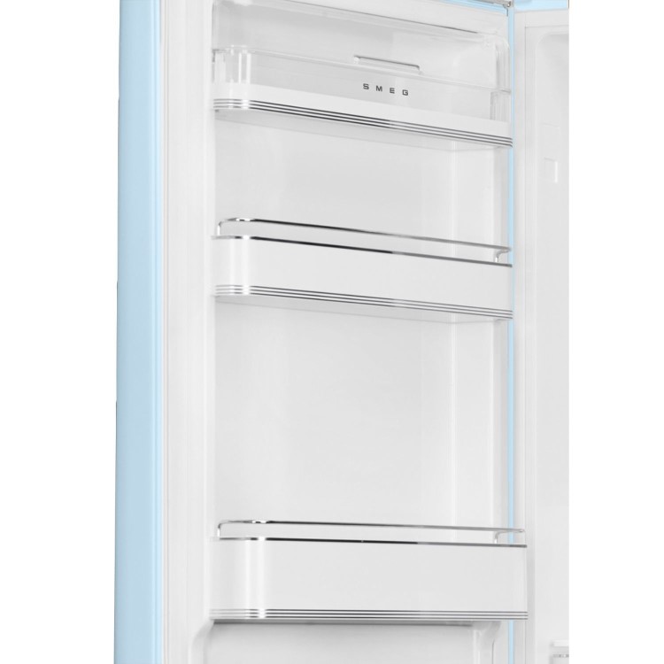 Smeg 331 Litre Fifties Style Left Hand Hinge 70/30 Fridge Freezer - Pastel Blue