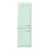Smeg 331 Litre Fifties Style Left Hand Hinge 70/30 Fridge Freezer - Pastel Green