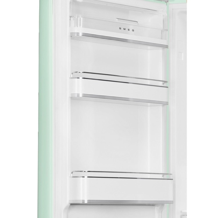 Smeg 331 Litre Fifties Style Left Hand Hinge 70/30 Fridge Freezer - Pastel Green