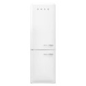 FAB32LWH6UK Smeg 331 Litre Fifties Style Left Hand Hinge 70/30 Fridge Freezer - White