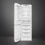 Smeg 331 Litre Fifties Style Left Hand Hinge 70/30 Fridge Freezer - White