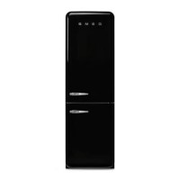 Smeg 331 Litre Fifties Style Right Hand Hinge 70/30 Fridge Freezer - Black Smeg 331 Litre Fifties Style Right Hand Hinge 70/30 Fridge Freezer - Black