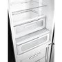 Smeg 331 Litre Fifties Style Right Hand Hinge 70/30 Fridge Freezer - Black