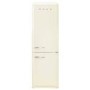 Smeg 331 Litre Fifties Style Right Hand Hinge 60/40 Freestanding Fridge Freezer - Cream