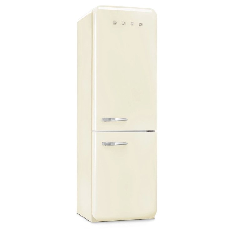 Smeg 331 Litre Fifties Style Right Hand Hinge 60/40 Freestanding Fridge Freezer - Cream