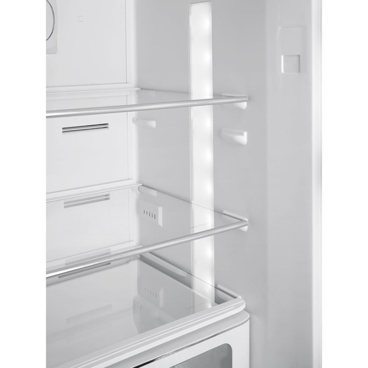 Smeg 331 Litre Fifties Style Right Hand Hinge 60/40 Freestanding Fridge Freezer - Cream