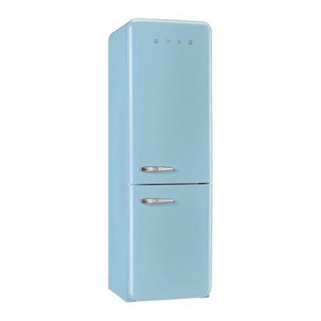 Smeg FAB32RNA Fifties Style Frost Free Right Hand Hinge Freestanding Fridge Freezer Pastel Blue