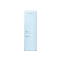 Smeg FAB32RPB3UK 50s Style Frost Free Right Hand Hinge Freestanding Fridge Freezer - Pastel Blue