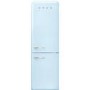 Smeg FAB32RPB3UK 50s Style Frost Free Right Hand Hinge Freestanding Fridge Freezer - Pastel Blue