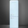 Smeg FAB32RPB3UK 50s Style Frost Free Right Hand Hinge Freestanding Fridge Freezer - Pastel Blue
